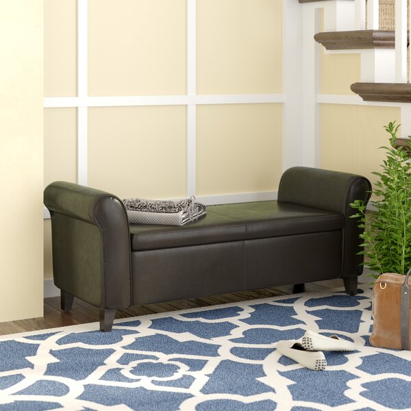 Varian Upholstered Storage Bench by Alcott Hill