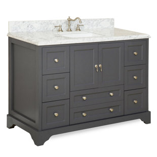 48 Inch Bathroom Vanities You Ll Love Wayfair Quickview Kitchen Bath Collection Madison 48 Single Bathroom Vanity Set