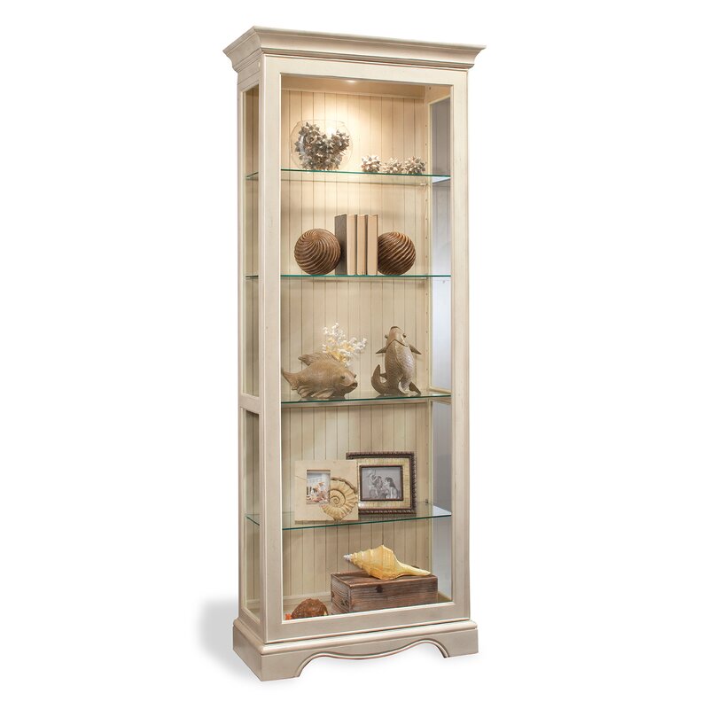 Darby Home Co Shelia Lighted Curio Cabinet Reviews Wayfair