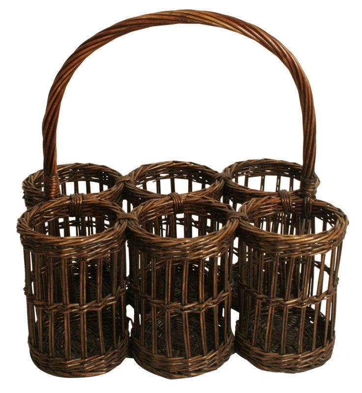 WaldImports Willow Wine Basket & Reviews Wayfair