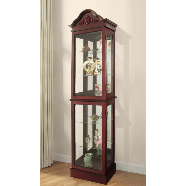 Ballycastle Lighted Curio Cabinet By Astoria Grand 2019 Coupon