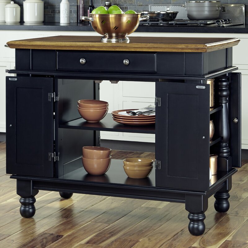 Collette Kitchen Island & Reviews | Birch Lane