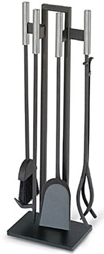 Modern 5 Piece 5 Piece Steel Fireplace Tool Set by Pilgrim Hearth