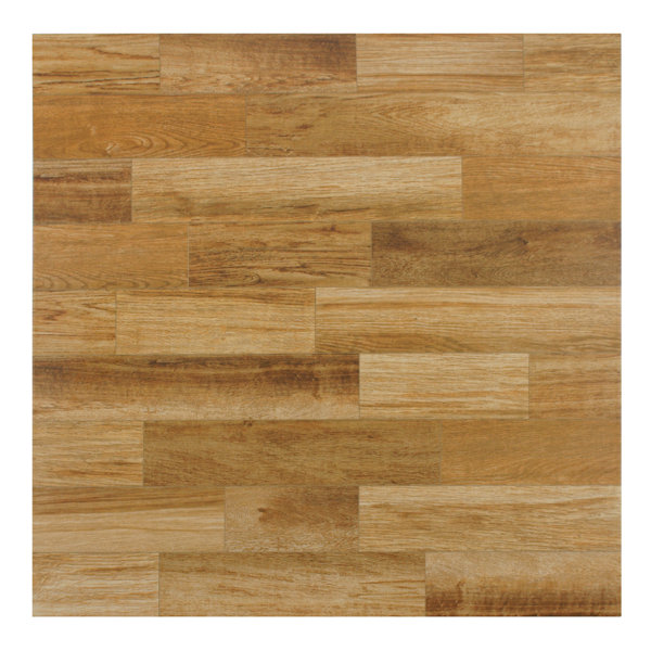 Prospero 17.75 x 17.75 Ceramic Wood Tile in Brown by EliteTile