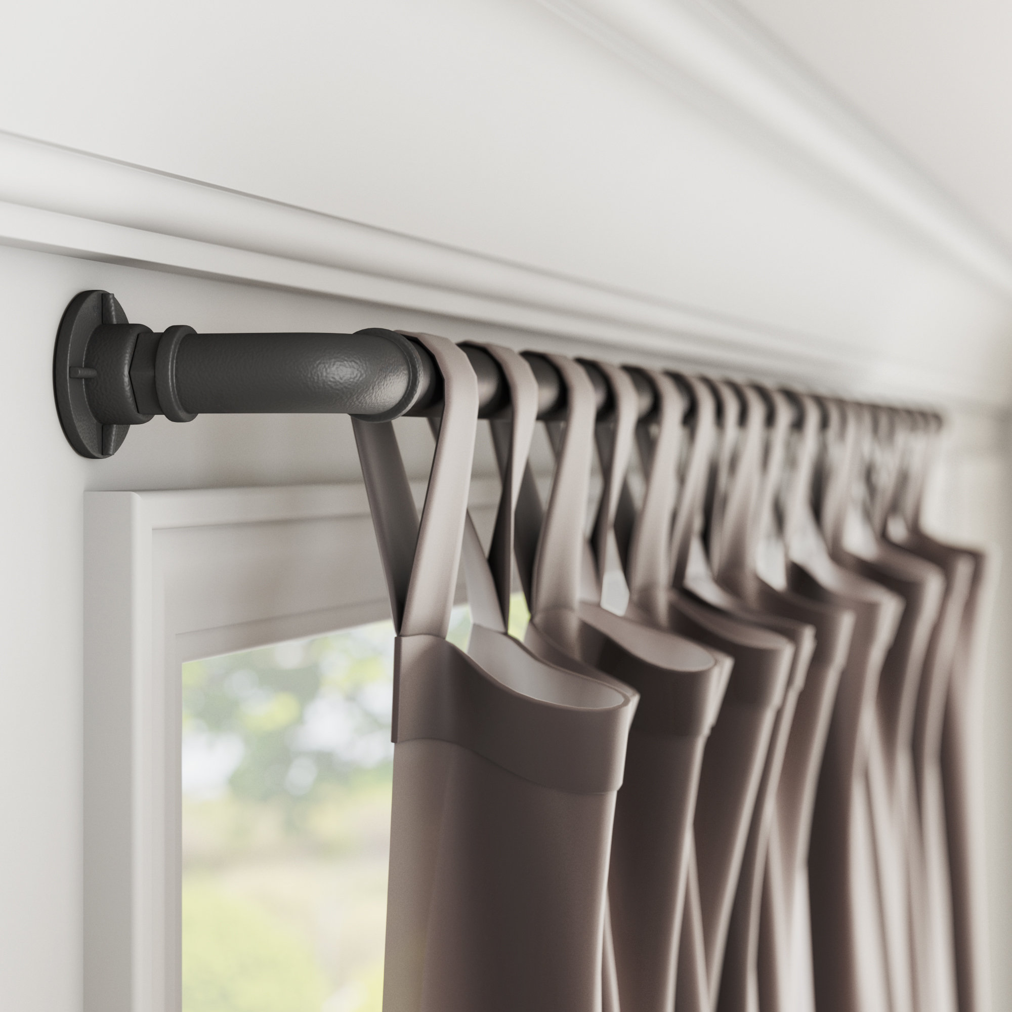Hoffman Industrial Single Curtain Rod Hardware Set Reviews