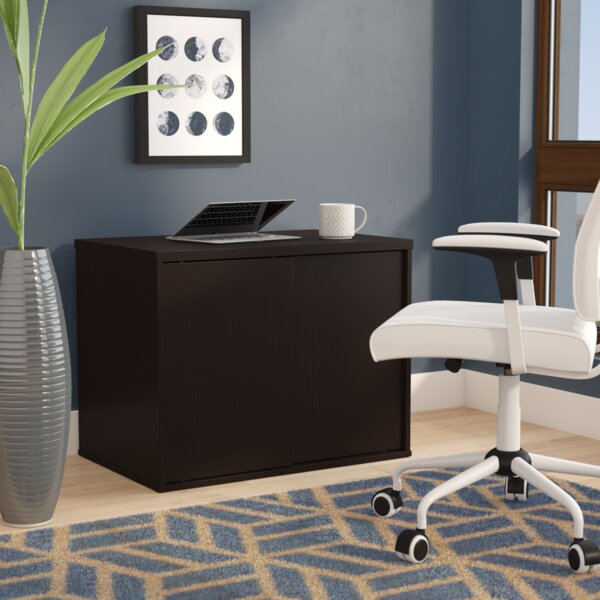 Tiernan Open Office Low Storage Cabinet Credenza Desk By Latitude