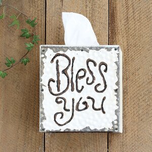 Bless You Tissue Box Cover