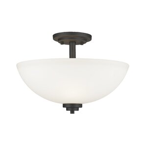 Kepner 3-Light Metal Semi Flush Mount