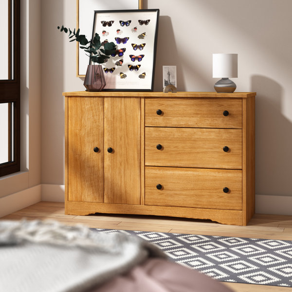 New Design Ryker 3 Drawer Combo Dresser By Andover Mills Great Reviews