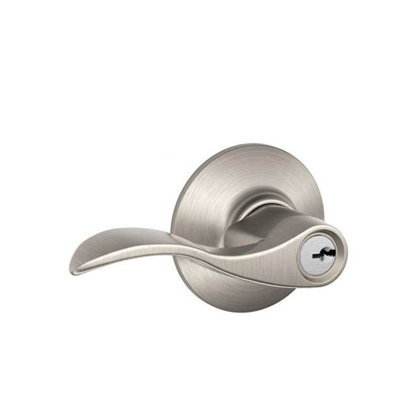 Single Cylinder Deadbolt and Keyed Entry Accent Lever by Schlage