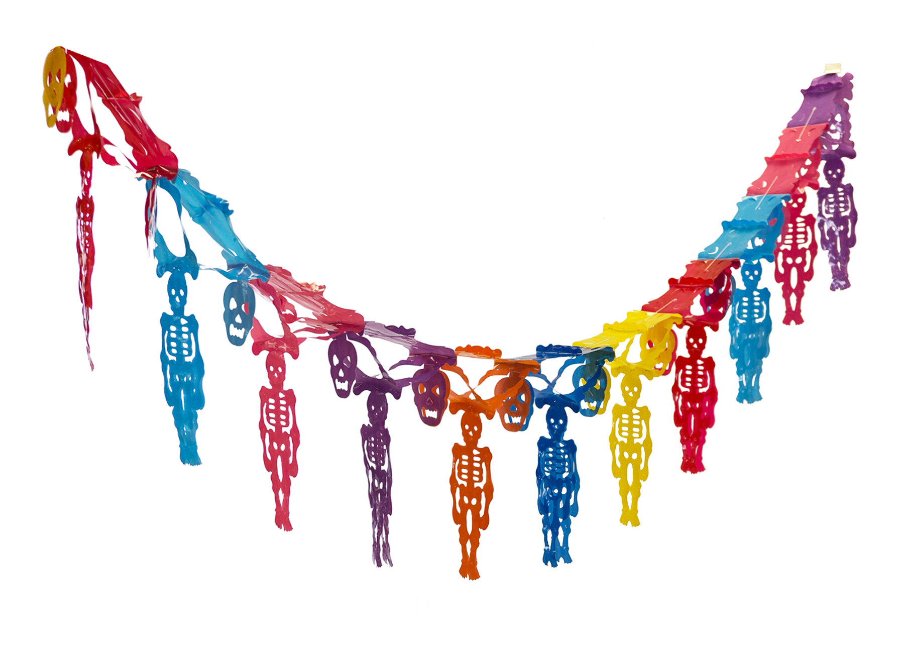 The Holiday Aisle Skeleton Cut Out Plastic Banner For Day Of The