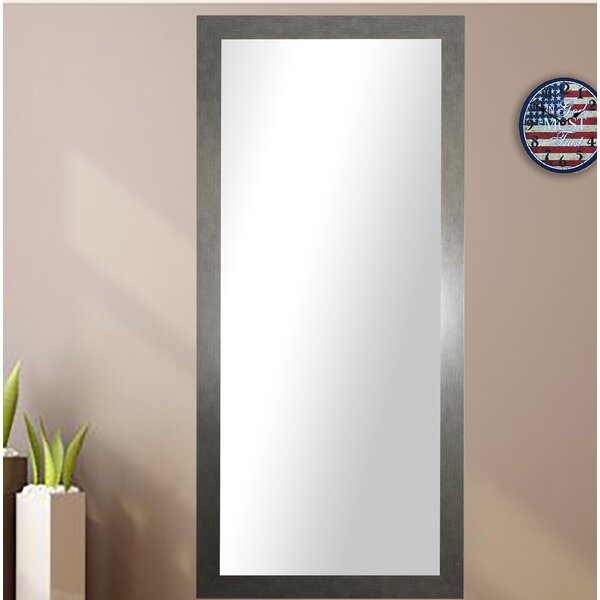 Rectangle Silver Framed Wall Mirror by Wade Logan