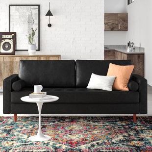 Ainslee 84'' Genuine Leather Sofa