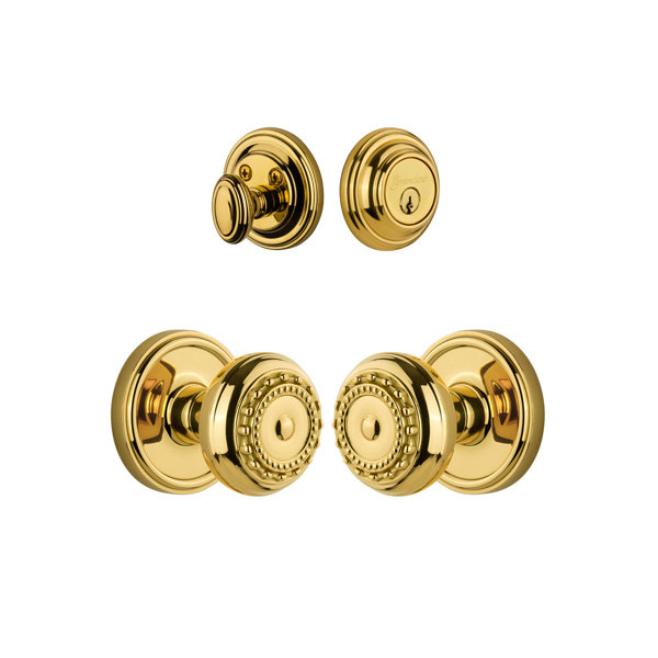Georgetown Keyed Door Knob by Grandeur