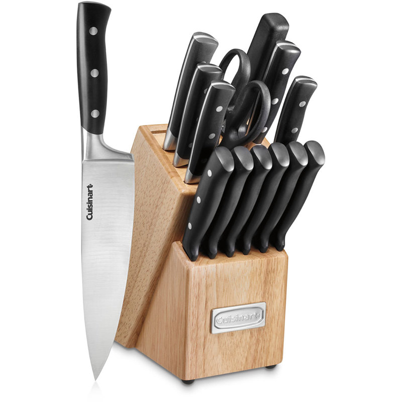 >Cuisinart 15 Piece Triple Rivet Knife Block Set Reviews Wayfair Ca