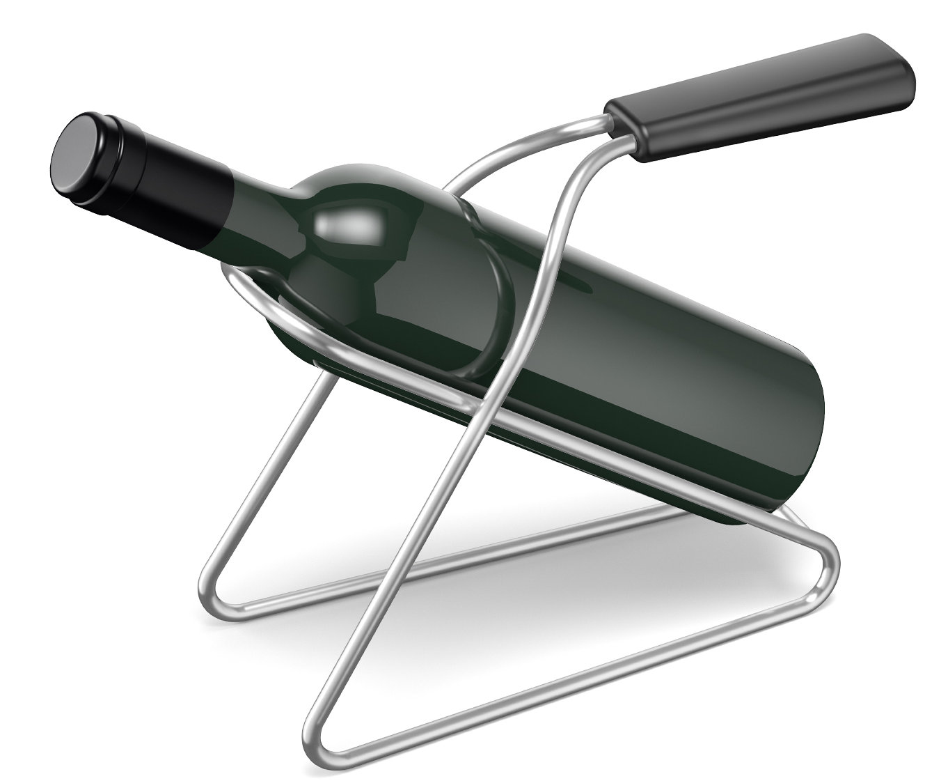 Zack Arlo 1 Bottle Tabletop Wine Rack Wayfair Ca