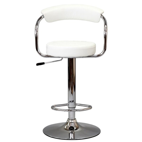 Diner Adjustable Height Swivel Bar Stool by Modway