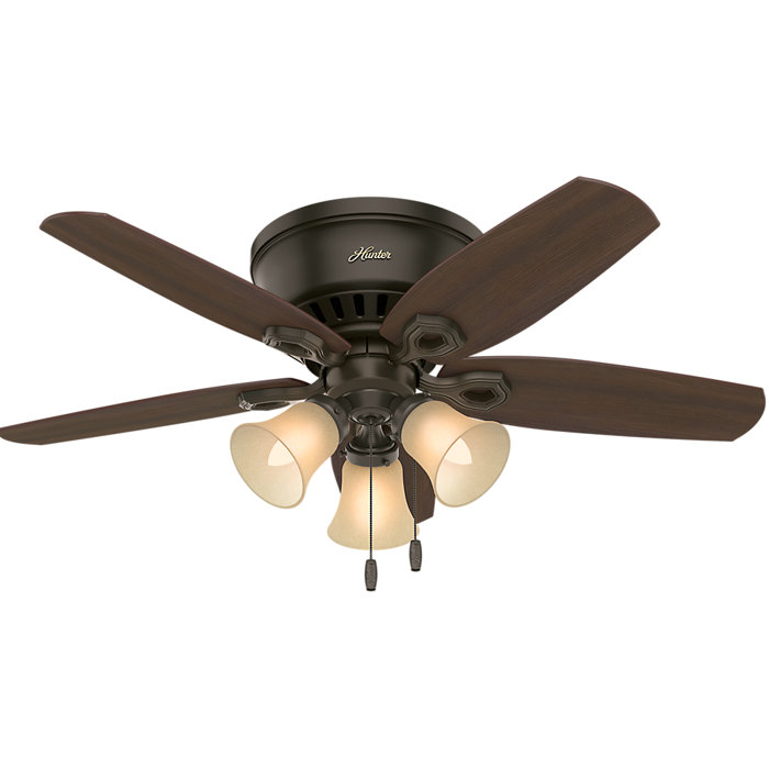 42 Builder Low Profile 5 Blade Ceiling Fan Light Kit Included