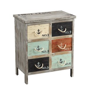 6 Drawer Accent Chest