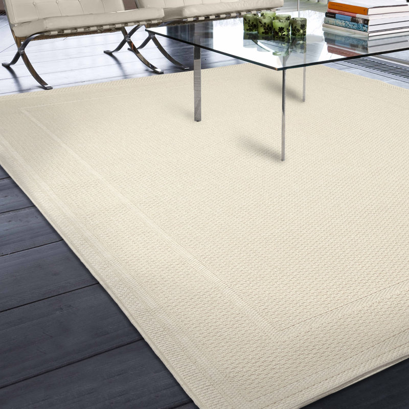 Three Posts Acton Ivory Solid Indoor/Outdoor Area Rug & Reviews ... Three Posts Acton Ivory Solid Indoor/Outdoor Area Rug & Reviews ...