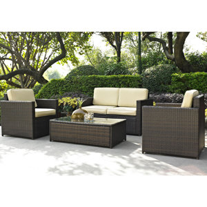 Belton 4 Piece Sofa Set with Cushions