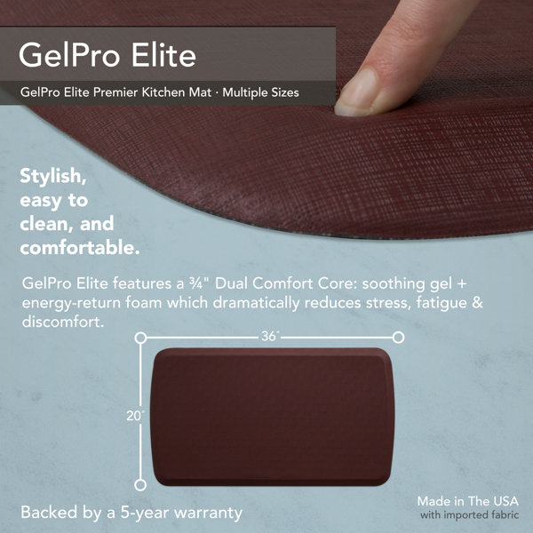 Gelpro Linen Elite Premier Comfort Kitchen Mat Reviews Wayfair