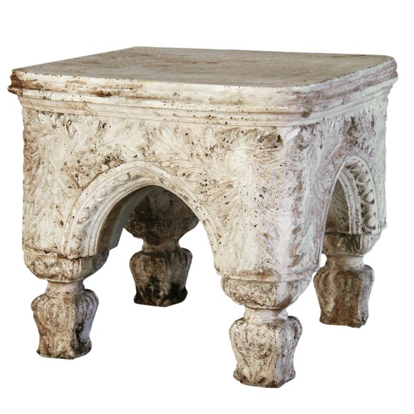 Furniture Bedford Outdoor Stool Pedestal by OrlandiStatuary
