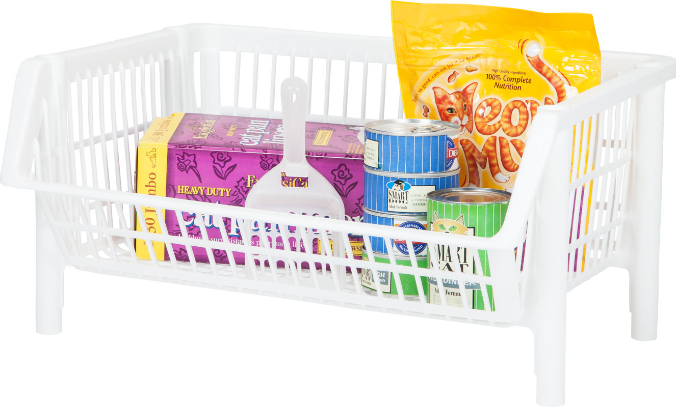 IRIS Jumbo Stacking Basket & Reviews Wayfair