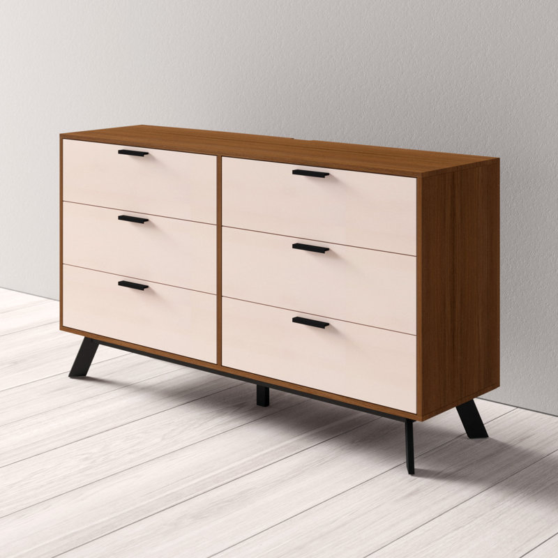 Sheyla 6 Drawer Double Dresser Reviews Allmodern