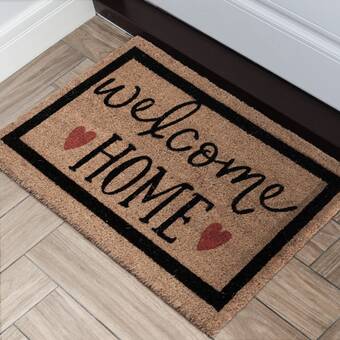 Botanical Gardans Home Sweet Home Classic Traditional Door Mat