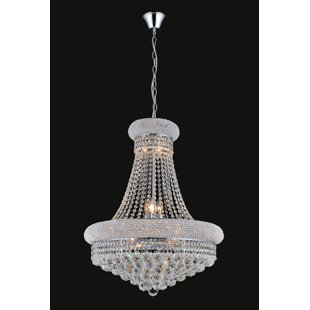 Best Andres 8-Light Crystal Chandelier By Rosdorf Park Ceiling Lights Andres 8-Light Crystal Chandelier By Rosdorf Park Ceiling Lights