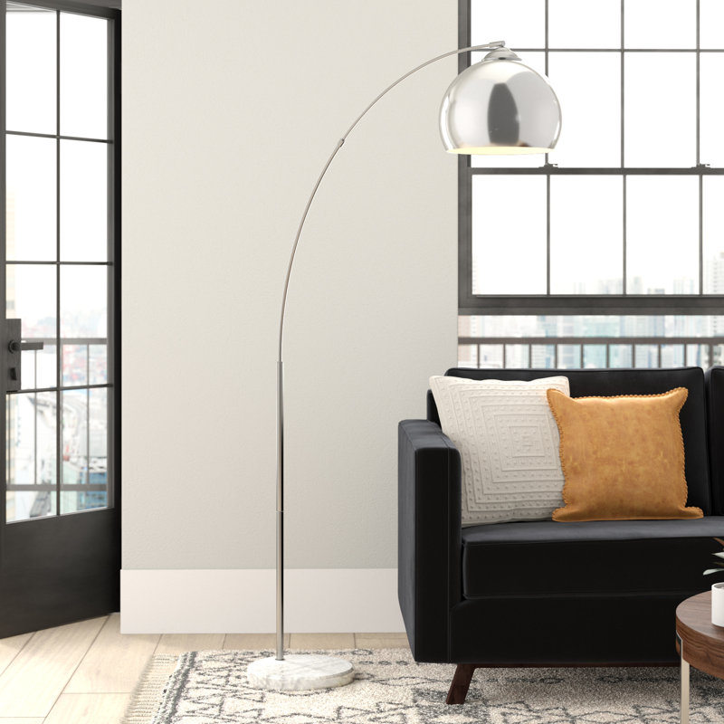Wrought Studio Perlis 67 Arched Floor Lamp Reviews Wayfair Ca Wrought Studio Perlis 67 Arched Floor