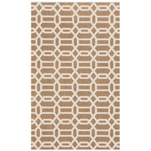 Hand Woven Tan Indoor/Outdoor Area Rug