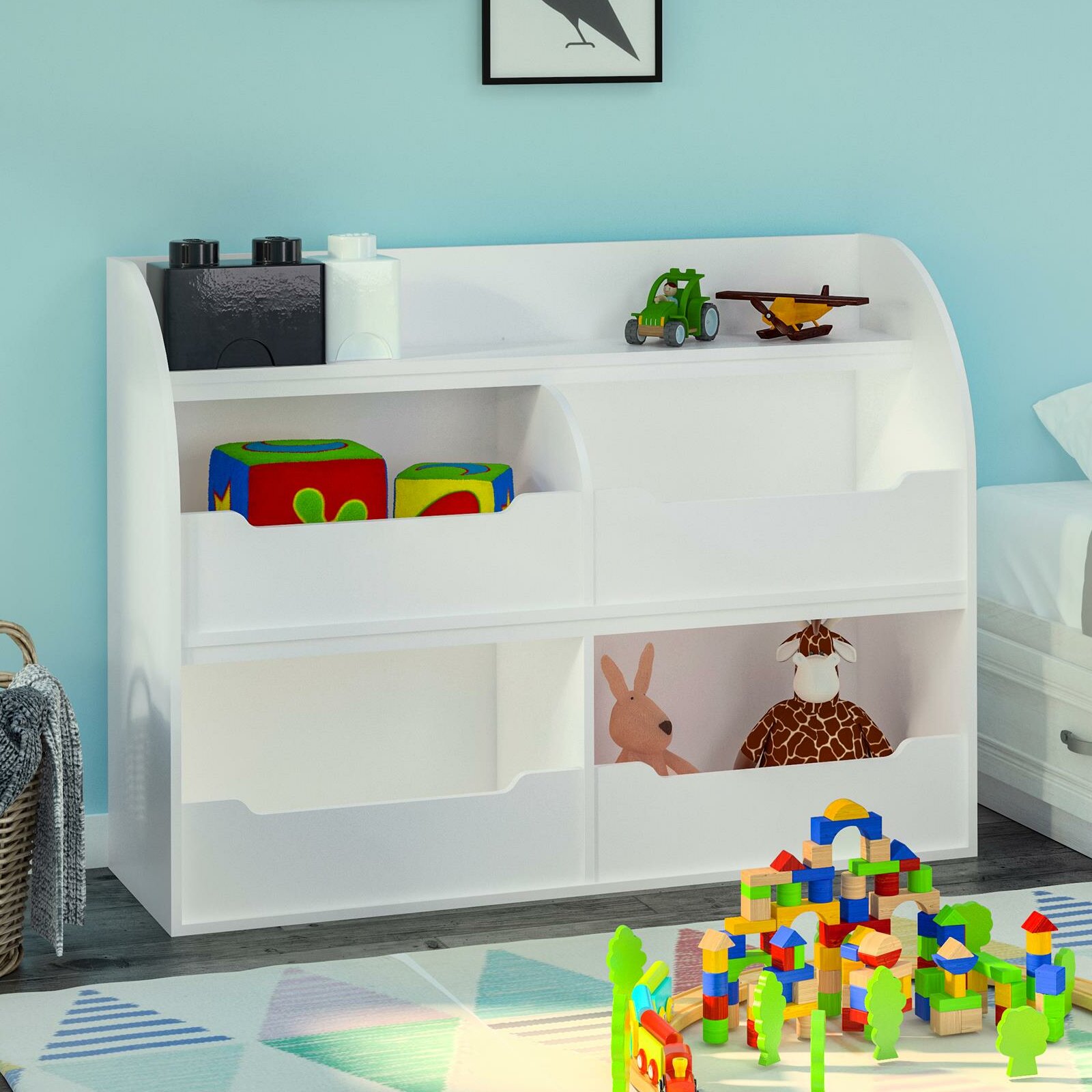 storage for toys and books