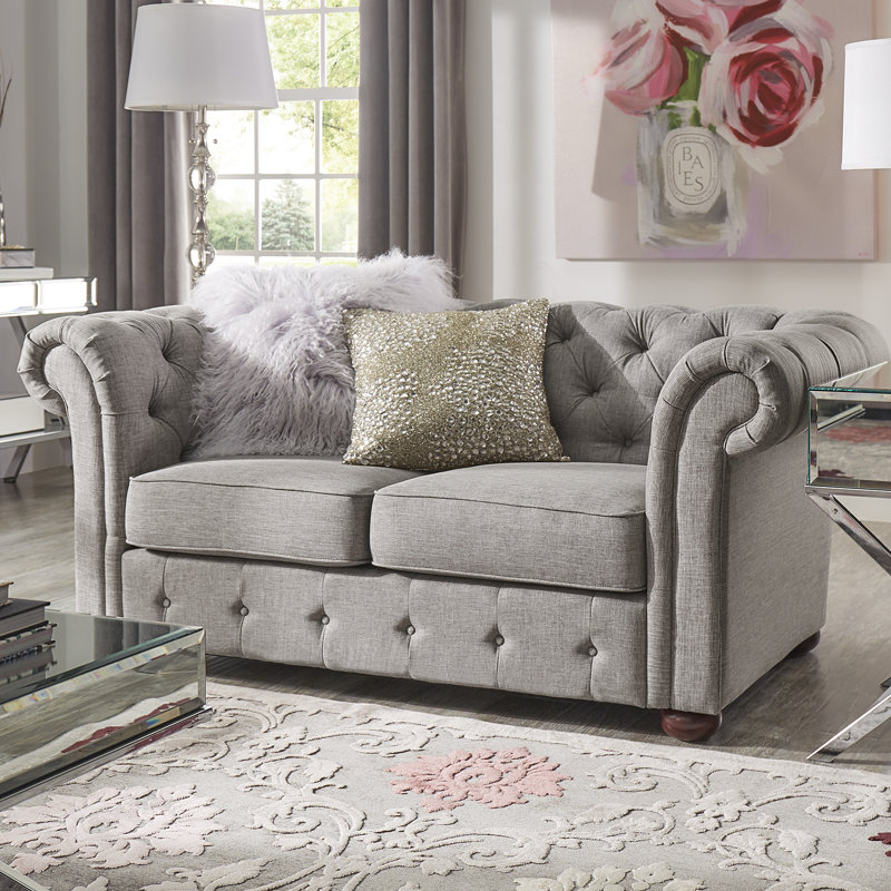 Vegard Tufted Chesterfield Loveseat & Reviews Joss & Main