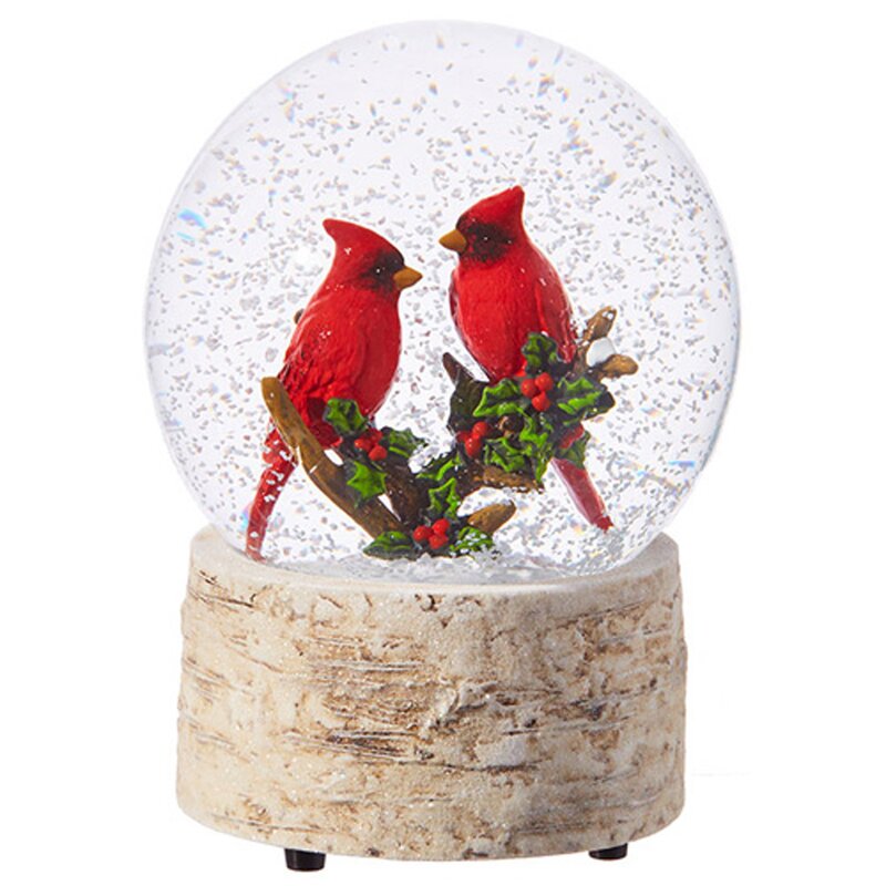 The Holiday Aisle® Cardinal Musical Water Globe | Wayfair