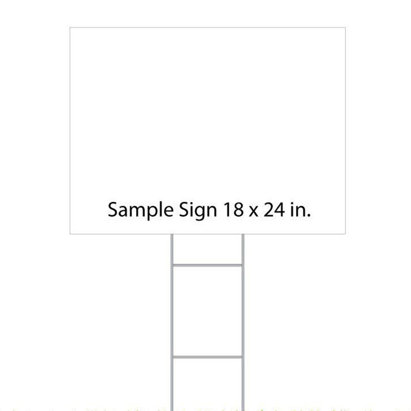Wire H-Stakes Sign Holder