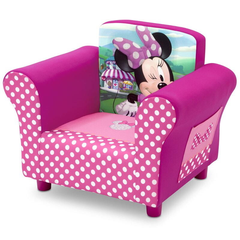 minnie mouse chair and ottoman