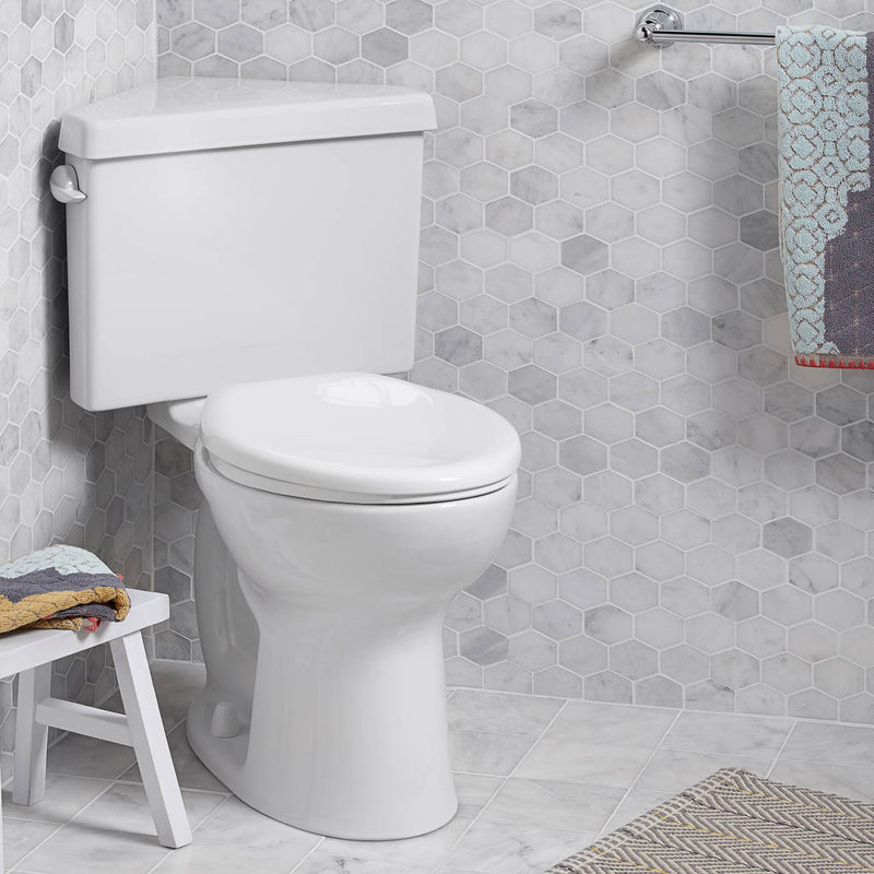 American Standard Cadet 3 1 6 Gpf Elongated Two Piece Toilet One