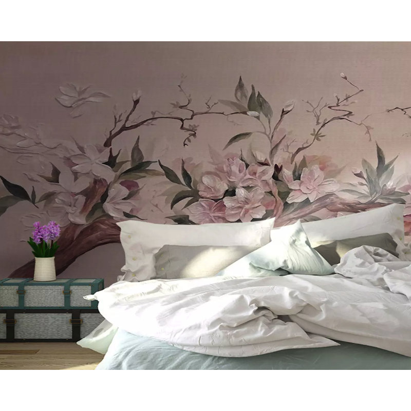 Bungalow Rose Sareah Peel And Stick Vintage Flower Cherry Blossom Wallpaper Wayfair But he just posted a wallpaper for people to enjoy and possibly use. wayfair