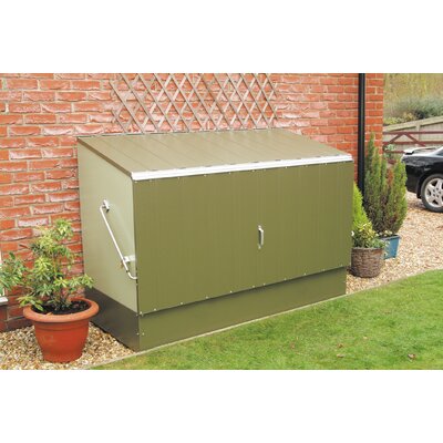 metal horizontal bike shed