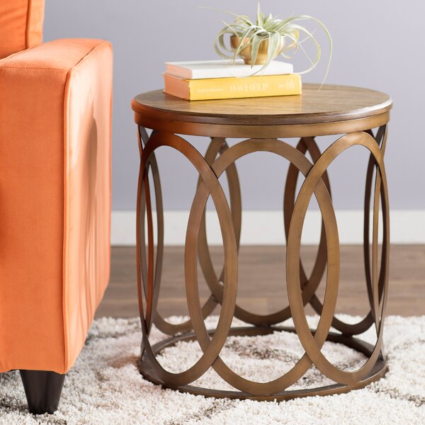 Bleich End Table By Ivy Bronx