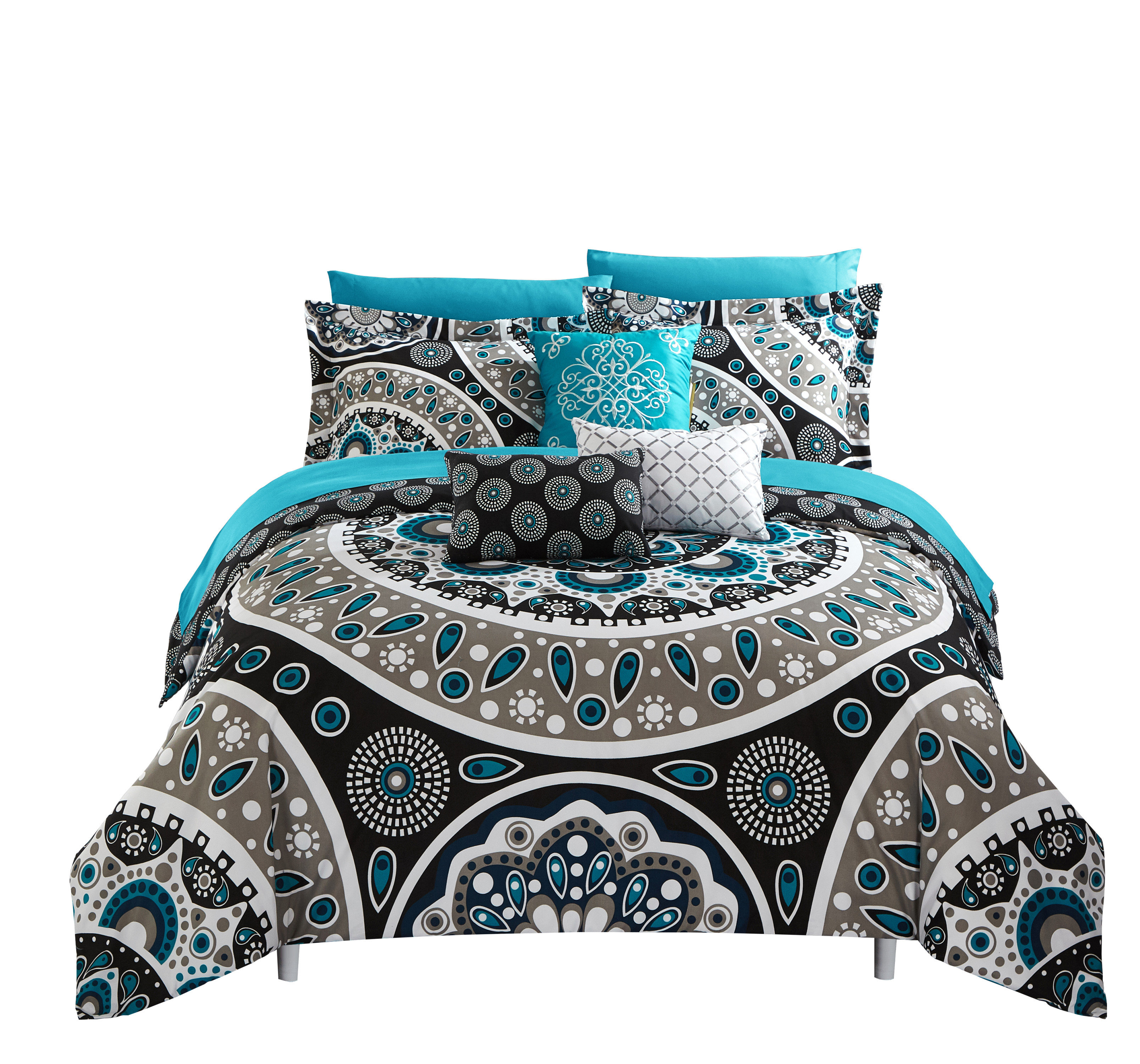 Bungalow Rose Goodall Reversible Comforter Set Reviews Wayfair