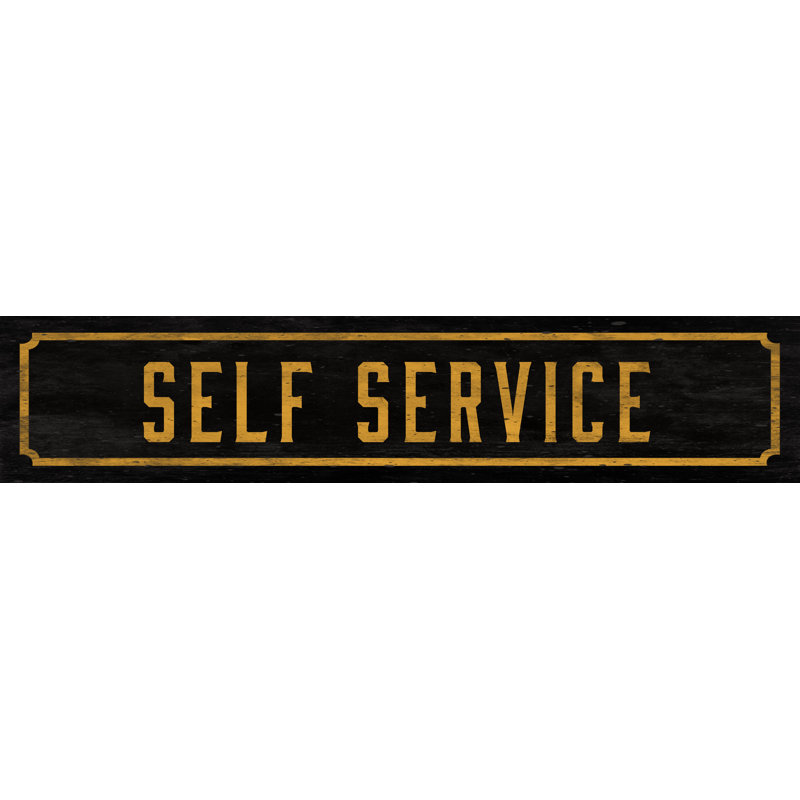 Watson Co Self Service Street Sign Wall Decor Wayfair