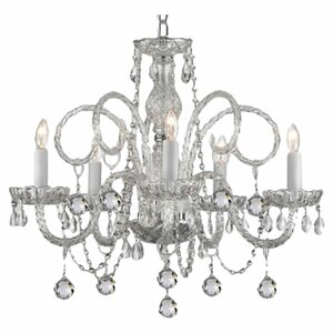 5-Light Crystal Chandelier