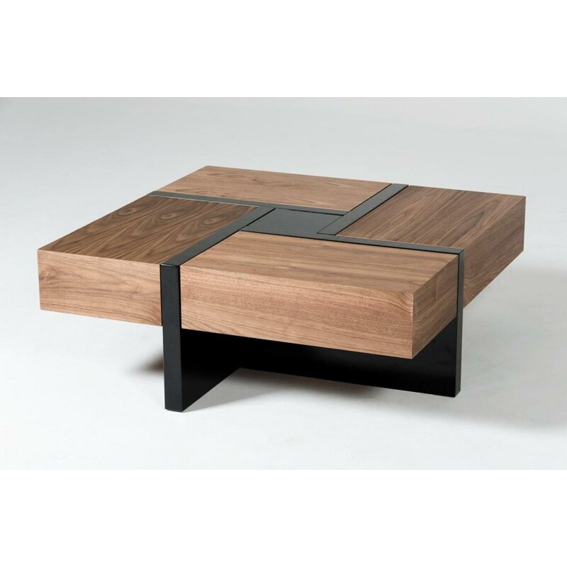 Brayden Studio Lipscomb Solid Coffee Table With Storage Reviews Wayfair