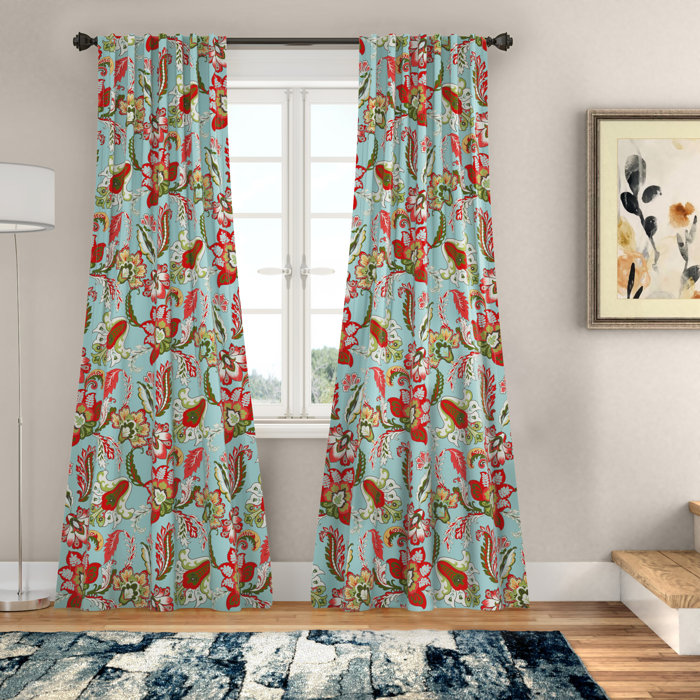 Latitude Run® Cassville Floral Room Darkening Thermal ...