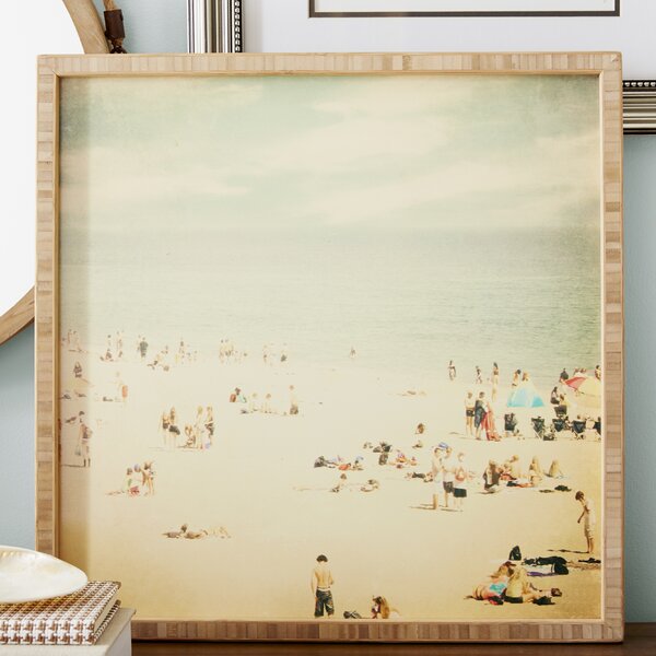 Vintage Beach Framed Photographic Print On Canvas Reviews Allmodern
