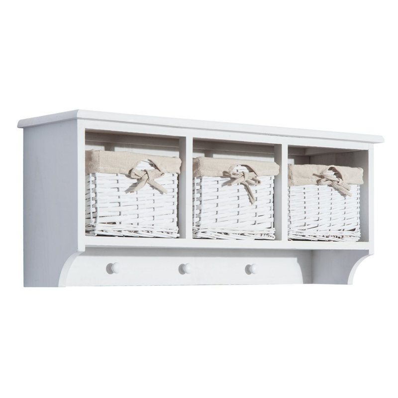 coat rack with storage shelves