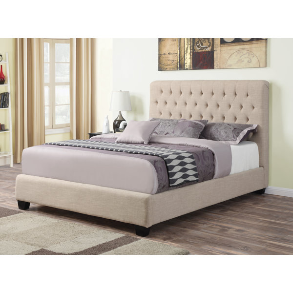 Keeble Upholstered Standard Bed By Three Posts Spacial Price